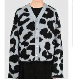 lad musician 17aw アクリル カーディガン モヘア 黒ボーダー LAD MUSICIAN《ラッドミュージシャン》LOOP YARN SHAGGY BORDER