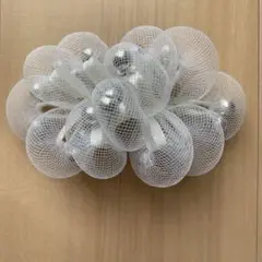 髪どめ バレッタ ホワイト