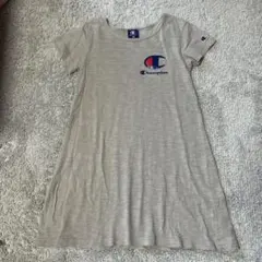 Champion 半袖ワンピース 140cm グレー