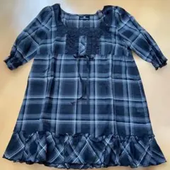 Karl Park Lane チュニック ブラックチェックのサムネイル