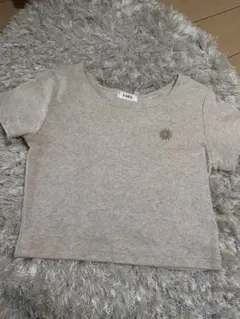 EVRIS 半袖Tシャツ ベージュ 刺繍