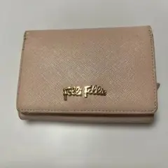 【ジャンク品】Folli Follie フォリフォリ ２つ折り財布 ピンクのサムネイル