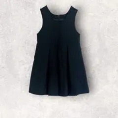 ノースリーブワンピース　130㎝　ブラック　日本製　フォーマル　セレモニー
