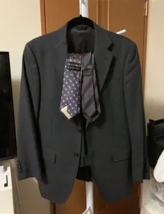 DURBEN スーツ サイズ A4 色チャコールグレ&ダーバンネクタイ2本