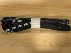 DETOX ロゴ入り シューレース 靴紐 ブラック