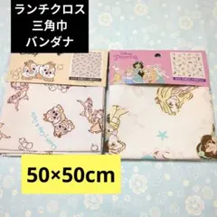 ★ディズニーチップとデール★プリンセス★ランチクロス★三角巾★バンダナ
