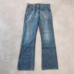 リーバイス527 Levis W32 フレアデニム 青 古着 ブーツ 20246