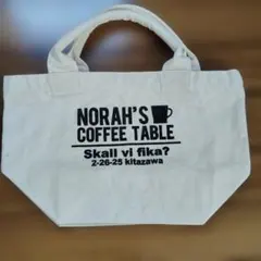 美品です☆NORAH'S COFFEE TABLE トートバッグ