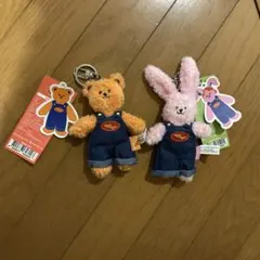 wiggle bear＆Little play bunnyキーホルダー
