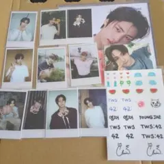 TWS YOUNGJAE トレカ ステッカー セット 투어스 영재