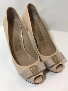 Salvatore Ferragamo フェラガモ　リボン　パンプス 7 1/2