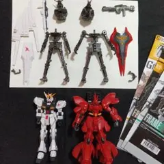 オプションパーツセット νガンダム＆サザビー GフレームFA 未開封