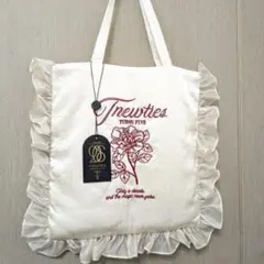 Tnewties ノベルティ ふわふわトートバッグ Red
