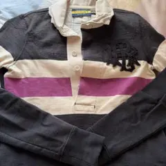 【即発】レアRugby Ralph Lauren 長袖ポロシャツワンピース XS