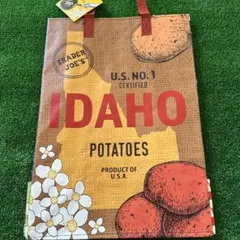 アメリカ Trader Joe's アイダホ トートバッグ エコバッグ 新品