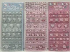【正規品】サンリオキティ90sタイルシール3種