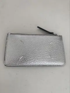 Maison Margiela フラグメントケース　シルバー　レザー