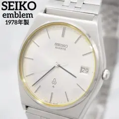 希少 1978年製 SEIKO セイコー エンブレム メンズ 薄型ドレスウォッチのサムネイル