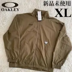新品　オークリー トラックジャケット ジップジャケット　ゴルフ　ブラウン　XL