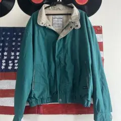 90s　MEMBERS ONLY ナイロンジャケット グリーン　ヴィンテージ