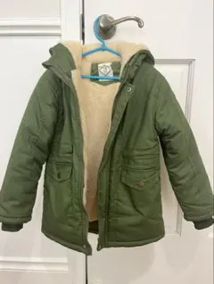 キッズ　裏ボア　ミリタリーコート