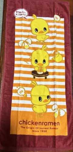 チキンラーメン フェイスタオル 新品