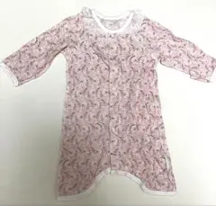 モイモルンmoimoln長袖ベビー肌着フラワー　　コンビ肌着petit main