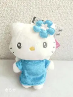 ハローキティ　エンジェル　ぬいぐるみ　マスコット　ブルー　平成　レトロ　サンリオ ハローキティ エンジェル ぬいぐるみ マスコット ブルー 平成 レトロ