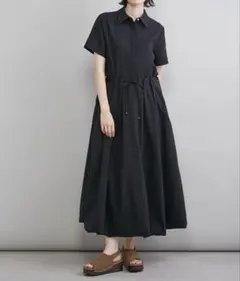 極美品 HARE ハレ マキシワンピース 半袖 ジップアップ カーゴポケット