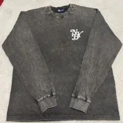 NEWYORK BURST 長袖カットソー ダークグレー