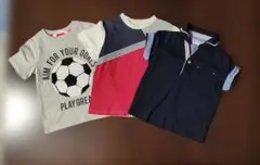 THE SHOP TK H&M キッズTシャツポロシャツ 3枚セット 110cmのサムネイル