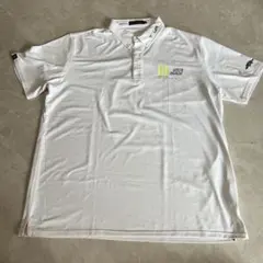 ラフアンドスウェル FOOLISH CO. GOLFPEACE 白ポロシャツ L