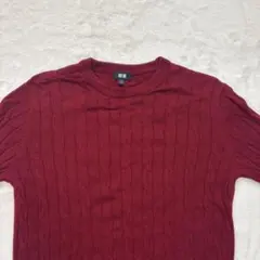 ニット セーター M レッド