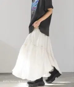 PAGEBOY イレヘムティアードスカート