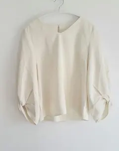 ロペピクニック　リボン袖　ブラウス