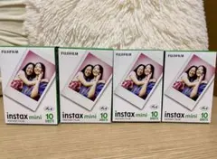 FUJIFILM instax mini フィルム 10sheets×4