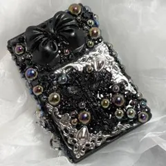 シガレットケース デコ キラキラ 紙たばこケース ゼブラ