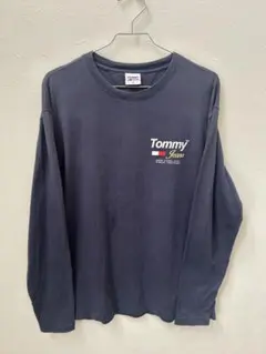 Tommy Jeans ネイビー ロングスリーブTシャツ