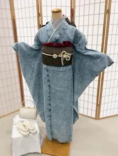 振袖フルセット 成人式　デニム　02141/48のサムネイル