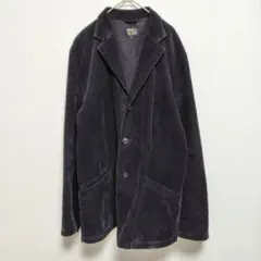 ⭐️【フィンウェイ】 ジャケット 綿100% シンプル ダークグレー メンズ L