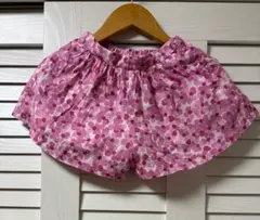 花柄ハーフパンツ 100cm ピンク系
