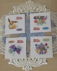 ポケモンパン シール イーブイ ドラメシヤ ズバット ジュペッタ