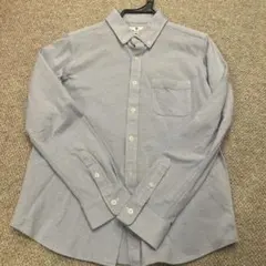 UNIQLO ボタンダウンシャツ 150 ライトブルー