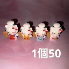 No.5デコパーツ　白猫　立体
