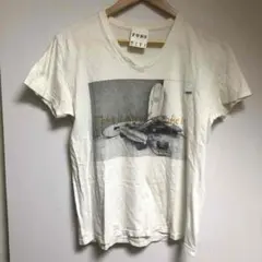 ファング【FUNG】Ｖネック グラフィック Tシャツ M