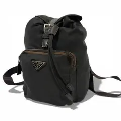 PRADA ミニリュック ナイロン 三角ロゴ ブラック 巾着 バックパックのサムネイル