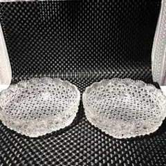 にゃん様リクエスト 未使用　HOYAクリスタル　サラダボウル　２個セット