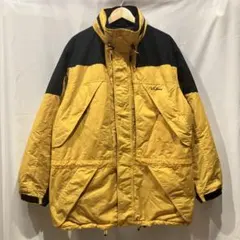 エルエルビーン シンサレート 中綿ジャケット L 黄 黒 古着 アウトドア