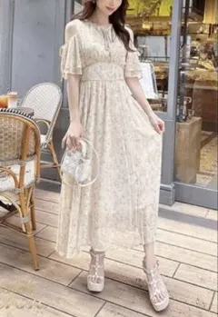 ウエストくびれ ロングワンピース ミシェルマカロン ミシェマカ - メルカリ