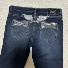 USA製 ROBIN'S JEAN スキニー デニム 羽 刺繍 y2k 29のサムネイル